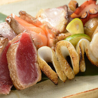 柳橋市場の 藁焼きのお店 魚柳