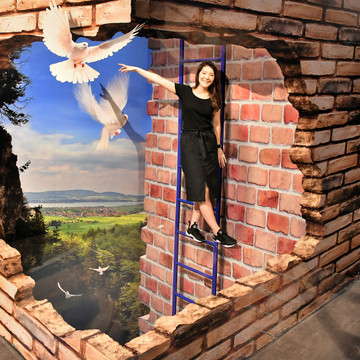 服部正志の3Dアート展 魔法の絵画展 in新世界 3枚目