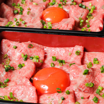 能登牛プレミアム炭火焼ローストビーフ重