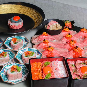 能登牛料理の数々