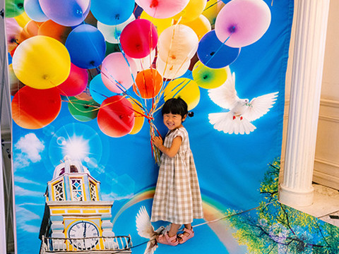 トリックアートで楽しもう！